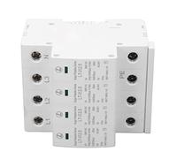 Zerodis Dispositivo Scaricatore di Sovratensione con Protezione di Tensione 4P, Protezione Sovratensione Livello T1, Design Compatto Ignifugo, Ideale per la del Circuito