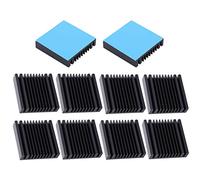 Zerodis Dissipatore di Calore in Alluminio, Dissipazione Termica Ad Alta Efficienza per Driver GPU e Motore Stampante 3D, Dimensioni 40 Mm con Nastro Adesivo