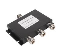 Zerodis Divisore di Segnale TV a 3 Vie Lega di Alluminio Segnale Forte Tipo N 50 W Ideale per la Comunicazione e la Trasmissione