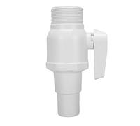 Zerodis Filtri della Piscina Valvola a Sfera PVC 1,5x1,25 Pollici per i Sistemi di Filtro della Pompa Facile da Disconnettere Il Materiale in PVC Durevole 50psi Compatibile con 1,5/,25