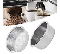 Zerodis Filtro Riutilizzabile per caffè, Filtro per caffè in Acciaio Inossidabile Filtri per caffettiera Non pressurizzati(Two)