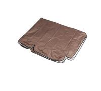 Zerodis Forniture da Giardinaggio Copertura per Altalena Impermeabile in Tessuto Oxford 420D 190X132 Cm per la Sostituzione della Tettoia per Altalena da Giardino Esterno (Caffè)