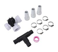 Zerodis Garden Recreation PVC G1 Filettato Facile Controllo Arresto Regolabile per Piscine Spa Jandy G1 Valvola Deviatrice a 3 Vie Compatibile