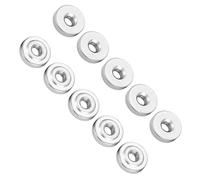 Zerodis GB807 Acciaio Al Carbonio Dado a Margine di Dado Facile Usare Dadi Al Pollice Nullo, Manico del Martello Pianificazione Esagonale Esagonale M4 M5 M6 M8 M10 (M4 (10pcs))