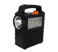 Zerodis Generatore Solare, Centrale Elettrica Portatile con Torcia a LED e Pannello Solare per Uso Domestico di Emergenza in Campeggio All'aperto