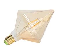 Zerodis Illuminazione per Interni Lampadina a Forma di Piramide 4W E27 per Illuminazione Domestica Luce Calda Design Regolabile per Soggiorno e Caffetteria Lampadina a LED retrò