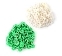 Zerodis Incubatrici Accessori Marchi Auricolari Materiale di qualità Facile Identificazione per Bestiame e Piccoli Animali Plastica per Animali di Grandi Dimensioni (GREEN)