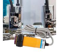 Zerodis Interruttore di prossimità Fotoelettrico, Sensore di Rilevamento a Infrarossi con Portata di 70 Cm, Rilevamento Ad Alta Precisione per Oggetti Trasparenti e Opachi in Ambienti Industriali