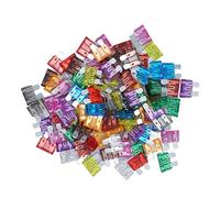 Zerodis Kit BladeFuse da 100 Pezzi, Materiale ABS, Fusibili A Lama con Codice per Auto, Camion, Moto con Opzioni da 2 A A 35 A