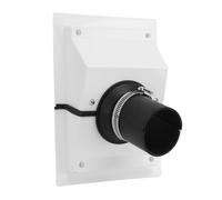 Zerodis Kit di Copertura del Set di di Parti del Condizionatore d'aria, Set di AC Diviso Copertura a Parete Unità AC Montate a Parete Piastra di del Condotto del Tubo di per Condizionatore (WHITE)