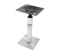 Zerodis Kit di Montaggio su Piedistallo per Barca Base del Sedile Marino in Lega di Alluminio con Piastra da 7 Pollici X 7 Pollici Molle Ammortizzanti Girevoli a 360° per Barche da Ponte per Pontone