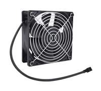 Zerodis Kit di Sostituzione delle Parti della Ventola Ventola di Fumatore a 2 Fili con Copertura e Viti12038 Fit per da 560 800 1050 Serie 1050 Kit di Sostituzione dell'interruttore della Porta del