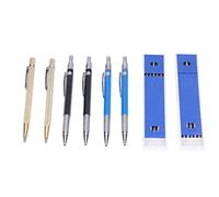 Zerodis Kit Matite da Carpentiere Matite Meccaniche Ricaricabili Kit per Marcatura in Carburo di Tungsteno 4 24 Ricariche per la Lavorazione del Legno Incisione su Vetro