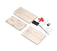 Zerodis Kit Modello di Palla Soffio a Sospensione, Giocattolo di Assemblaggio Scientifico in Legno di Faggio Esperimento di Fisica STEM per Bambini, Sussidio Didattico per l'apprendimento Pratico