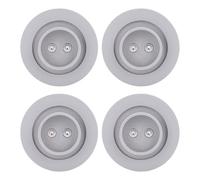 Zerodis Kit Piedini Anti-vibrazione da 4 Pezzi, Cuscinetti in Gomma Ammortizzanti, Design Antiscivolo, Compatibile con Stampanti 3D H2D, Migliora la stabilità e Riduce il Rumore