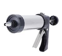 Zerodis Kit Pressa per Biscotti in Acciaio Inox, 13 Dischi per Biscotti e 7 Ugelli per Pasticceria, Strumento Manuale per Decorare Torte con Custodia per Panettieri Domestici e Negozi di Dessert