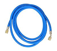 Zerodis Kit Tubi di Ricarica per Condizionatore d'Aria, 2 Pezzi, Ottone e Gomma, con Valvola a Sfera, per Manutenzione HVAC e Auto