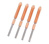 Zerodis Kit Ugelli a Scambio Rapido 4 Pezzi, Acciaio Temprato e Lega di Rame, Compatibile con Stampante 3D K2 Plus, Sostituzione Rapida con Ugelli da 0,2 0,4 0,6 0,8 Mm Stampa Versatile