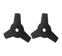 Zerodis Lama per Testina Tagliaerba in Acciaio al Manganese a 3 Denti per Un Taglio Efficiente, Strumento per Diserbo del Tosaerba da Giardino, 2 Pezzi