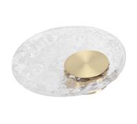Zerodis Lampada da Parete Moderna e Minimalista con Vetro, Applique | Struttura Cablata in Metallo e Vetro, Luce Calda Diffusa a 360°, Ideale per L'ingresso del soggiorno.