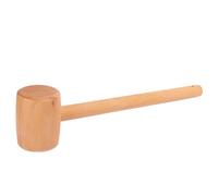 Zerodis Leathercraft Hammer Solid Wood Construction | Martello in faggio integrato per l\'artigianato Lavorazione del legno Costruzione in legno massiccio 2 in faccia Intaglio