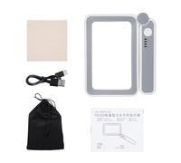 Zerodis Lente D'ingrandimento Rettangolare, Leggio LED in Acrilico ABS 4X