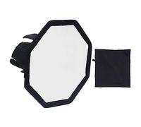 Zerodis Luce Flash Softbox Nylon Ottagonale da 20 Cm Camera Pieghevole Softbox Facile Rimozione di Luce e Ombra per Fotografia di Ritratto