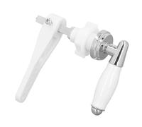 Zerodis Maniglia a Leva per Sciacquone del Serbatoio del WC, Meccanismo per il Bagno Montato Lateralmente, Cassetta di Ricambio in Ceramica, Strumento Universale Resistente Alla