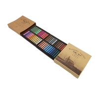 Zerodis Materiale Scolastico Gessi Pastello Colori Vivaci per Schizzi Perfetti per Studenti e Professionisti Pastelli Artistici Morbidi (48 colori)