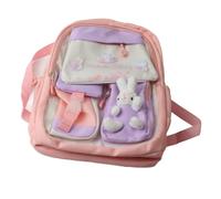 Zerodis Materiale Scolastico Tessuto Resistente all'usura Zaino Durevole Simpatico Coniglietto Design di Pregevole Fattura Ammortizzatore per Alleviare la Pressione per lo Zaino per Bambini della
