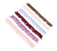 Zerodis Materiali Artigianali per Bambole di Cotone Extension per Capelli Posticci 5 Cm Seta Morbida Ad Alta Temperatura in 6 Colori Marrone Chiaro Vino Rosso Ciliegia Rosa Azzurro Cielo Viola