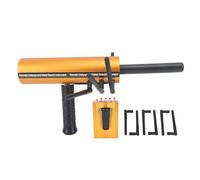 Zerodis Metal Detector in Alluminio, Portata 1200 M Profondità 30 M Pinpointer per Metalli Rilevatore di Oro per Rilevamento di Gioielli in Rame Oro Argento 32,5x16,5 Cm