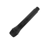 Zerodis Microfono Accessorio Realistico per la Pratica del Karaoke, Design Dell'interruttore, Microfono in Plastica Resistente per Bambini, Testa a Maglie Ad Alta densità (BLACK)