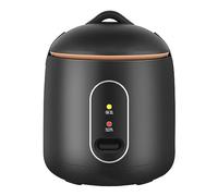 Zerodis Mini Cuociriso Domestico Automatico Termico da 1 Litro Nero