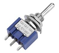 Zerodis Mini Interruttore A Levetta, SPDT A 3 Posizioni con Prestazioni da 6 A 125 V CA per il Settore Automobilistico e gli Elettrodomestici