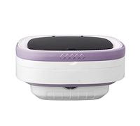 Zerodis Mini Lavatrice a Secchio Portatile Pieghevole con Centrifuga Morbida per Uso Domestico e Dormitorio (Viola)