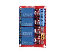 Zerodis Modulo relè Accoppiatore Ottico a 4 con Spie Verdi Rosse Actuator Alto Basso 5 V 12 V 24 per il Controllo dell'automazione PLC (5V)