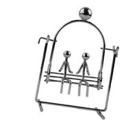 Zerodis Newton Cradle Scrivania Giocattolo Design Romantico | Pezzo decorativo astratto in miniatura culla di Newton Moto perpetuo Figura astratta in miniatura Placcata Studenti