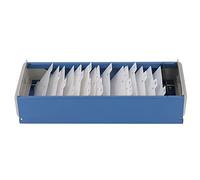 Zerodis Organizzatore della Scheda Indice Durevole per le Carte da Visita con Classificazione A z (BLUE)