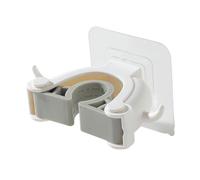 Zerodis Organizzatore per Scope e da Parete, per Pulizie Domestiche, con Impugnature Resistenti Che Non Danneggiano il Pavimento, Adesivo Antitraccia, Senza Bisogno di Forare, Supporto (WHITE)