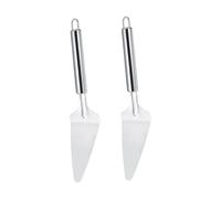 Zerodis Pala della Pizza Triangolare, 2pc in Acciaio Inossidabile Inossidabile Multifunzionale Triangolare per Pizza Pizza Spatola Spatola Tagliere per Cutter Utensili da Servizio per