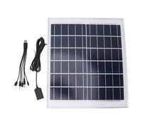 Zerodis Pannello Solare in Silicio Monocristallino da 20 W, Caricabatterie Portatile Ad Alta Efficienza con Uscita USB per Campeggio All'aperto, Impermeabile IP68, Potenza 20 W,