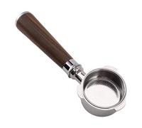 Zerodis Parti della Macchina da caffè Maniglia per Portafiltro per caffè in Acciaio Inossidabile a 3 Orecchie con Cestello Filtro Rimovibile Strumento per Maniglia per Filtro Barista per Macchine da