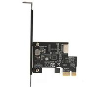 Zerodis PCIE RISRIST BLACK USB3.2 GEN1 5 Gbps Una Chiave per Tipo C, Controllo ASM1042A, Mobile Metallico Incluso (PCIE X1 a USB3.2)