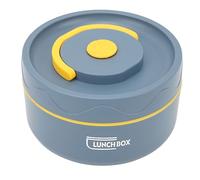 Zerodis Pentola Termica Portatile Contenitore Termico per Pranzo a Forma Rotonda in Acciaio Inossidabile 304 a Doppio Strato da Goditi Pasti Caldi Ovunque (Stile forno a