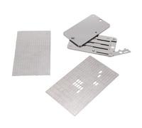 Zerodis Piastra di Memorizzazione delle Frasi, Supporto per il Backup di Celle Frigorifere di Backup di Semi Crittografici in Acciaio Inossidabile da 24 Parole per Portafogli Hardware