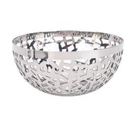 Zerodis Piatti di Verdure Piatti di Frutta Vassoio Ciotola Cesto Decorativo Moderno per Home Office di Drogheria Picnic con Grande capacità e Design a Prova di Ruggine Inossidabile in Acciaio (20 cm)