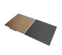 Zerodis Piatto Magnetico per Build Magnetico a Ginnastica Magnetica con Piastra Magnetica a Molla PEI a Doppio Lato PEI Foglio Letto Rivestito in Polvere 255x245 Mm per CR-6 SE con Forte Adesione