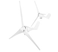 Zerodis Piccolo Generatore Eolico, Kit Eoliche da 1200 W con Rotore in Fibra di Nylon a 3 Pale, Generatore a Magneti Permanenti CA Trifase, Avvio 2,0 M/s, per Uso Domestico, Agricolo, Marino, Fuori