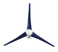 Zerodis Piccolo Generatore Eolico, Kit Eoliche da 1200 W con Rotore in Fibra di Nylon a 3 Pale, Generatore a Magneti Permanenti CA Trifase, Avvio 2,0 M/s, per Uso Domestico, Agricolo, Marino, Fuori